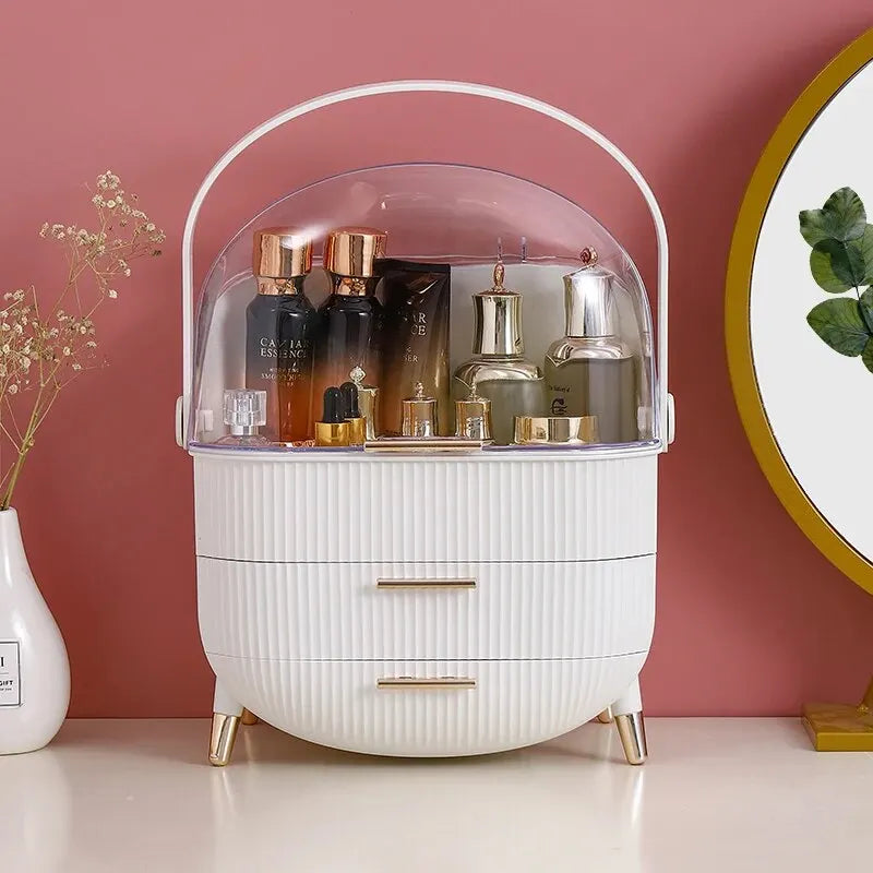 Makeup Organizer Drawer Cosmetic Storage Box Large Capacity Skin Care Cosmetics Organizer Dressing Table Makeup Brush Holder